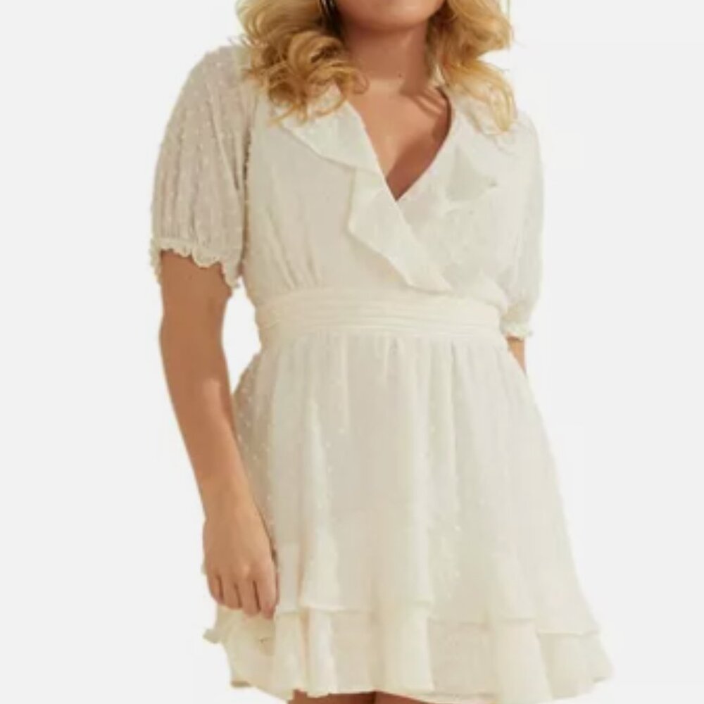 Guess Cream White Dress (M)
